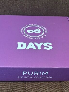BRAND NEW Days United Purim “The Royal Collection” Holiday Activity Box